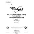 WHIRLPOOL SF310PSRW0 Parts Catalog WHIRLPOOL SF310PSRW0 Parts Catalog