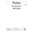 WATSON RR5749 Service Manual WATSON RR5749 Service Manual