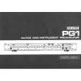 YAMAHA PG1 Owners Manual YAMAHA PG1 Owners Manual
