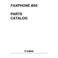 CANON FAXPHONE B60 Parts Catalog CANON FAXPHONE B60 Parts Catalog