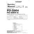 PIONEER PDS904/G Service Manual PIONEER PDS904/G Service Manual