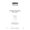 ZANUSSI ZWF1415W Owners Manual ZANUSSI ZWF1415W Owners Manual