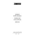 ZANUSSI ZOB541W Owners Manual ZANUSSI ZOB541W Owners Manual