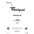 WHIRLPOOL ET19JKXLWR1 Parts Catalog WHIRLPOOL ET19JKXLWR1 Parts Catalog