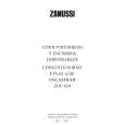 ZANUSSI ZOU654FTX Owners Manual ZANUSSI ZOU654FTX Owners Manual