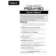 ROLAND RSM-90 Owners Manual ROLAND RSM-90 Owners Manual