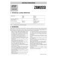 ZANUSSI TLADV805 Owners Manual ZANUSSI TLADV805 Owners Manual