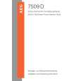 AEG 7509D-M Owners Manual AEG 7509D-M Owners Manual