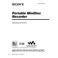 SONY MZ-R701 Owners Manual SONY MZ-R701 Owners Manual