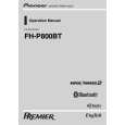 PIONEER FH-P800BT/XJ/UC Owners Manual PIONEER FH-P800BT/XJ/UC Owners Manual