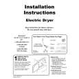 WHIRLPOOL CDE6505W Installation Manual WHIRLPOOL CDE6505W Installation Manual