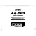 AKAI AA-920 Owners Manual AKAI AA-920 Owners Manual