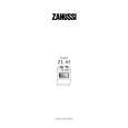 ZANUSSI ZL65 Owners Manual ZANUSSI ZL65 Owners Manual