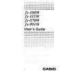 CASIO FX-100W User Guide CASIO FX-100W User Guide