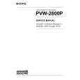 SONY PVW-2800P VOLUME 2 Service Manual SONY PVW-2800P VOLUME 2 Service Manual