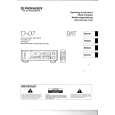 PIONEER DO7 Owners Manual PIONEER DO7 Owners Manual