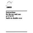 ZANUSSI FM55 Owners Manual ZANUSSI FM55 Owners Manual