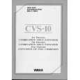 YAMAHA CVS-10 Owners Manual YAMAHA CVS-10 Owners Manual