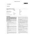 ZANUSSI FJS654C Owners Manual ZANUSSI FJS654C Owners Manual