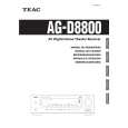 TEAC AG-D8800 Owners Manual TEAC AG-D8800 Owners Manual