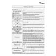WHIRLPOOL AWZ 3413/1 W Quick Start WHIRLPOOL AWZ 3413/1 W Quick Start
