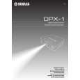 YAMAHA DPX-1 Owners Manual YAMAHA DPX-1 Owners Manual