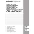 PIONEER CDJ-800MK2 Owners Manual PIONEER CDJ-800MK2 Owners Manual