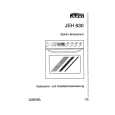 JUNO-ELECTROLUX JEH 630 B Owners Manual JUNO-ELECTROLUX JEH 630 B Owners Manual