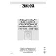ZANUSSI ZWF3122 Owners Manual ZANUSSI ZWF3122 Owners Manual