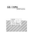 KAWAI GB-1 Owners Manual KAWAI GB-1 Owners Manual