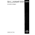 AEG LAV6104B Owners Manual AEG LAV6104B Owners Manual