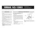 YAMAHA NS-10MX Owners Manual YAMAHA NS-10MX Owners Manual