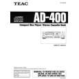 TEAC AD-400 Owners Manual TEAC AD-400 Owners Manual