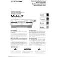 PIONEER MJL7 Owners Manual PIONEER MJL7 Owners Manual
