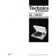 TECHNICS SL-1800 Owners Manual TECHNICS SL-1800 Owners Manual