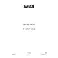 ZANUSSI ZT 154 T Owners Manual ZANUSSI ZT 154 T Owners Manual