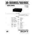 SONY XR5600RDS Service Manual SONY XR5600RDS Service Manual