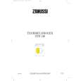 ZANUSSI ZTB140 Owners Manual ZANUSSI ZTB140 Owners Manual