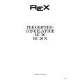REX-ELECTROLUX RC26N Owners Manual REX-ELECTROLUX RC26N Owners Manual