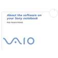 SONY PCG-FX201 VAIO Software Manual SONY PCG-FX201 VAIO Software Manual