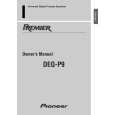 PIONEER DEQP9 Owners Manual PIONEER DEQP9 Owners Manual