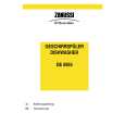 ZANUSSI DE6955 Owners Manual ZANUSSI DE6955 Owners Manual