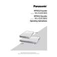 PANASONIC WJGXD900 Owners Manual PANASONIC WJGXD900 Owners Manual