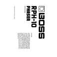 BOSS RPH-10 Owners Manual BOSS RPH-10 Owners Manual