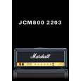MARSHALL JCM2203 Owners Manual MARSHALL JCM2203 Owners Manual