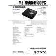 SONY MZ-R500PC Service Manual SONY MZ-R500PC Service Manual