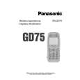 PANASONIC GD75 Owners Manual PANASONIC GD75 Owners Manual