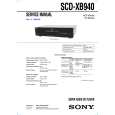 SONY SCDXB940 Service Manual SONY SCDXB940 Service Manual