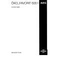 AEG FAV6051-B Owners Manual AEG FAV6051-B Owners Manual