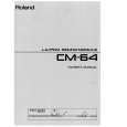 ROLAND CM-64 Owners Manual ROLAND CM-64 Owners Manual